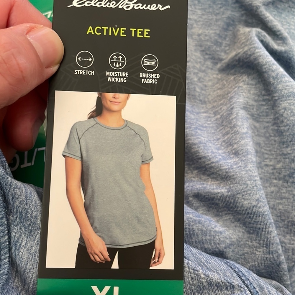 - Woman’s Eddie Bauer active tee